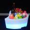KTV/ Nightclub Party Rechargeable Luxury 12L Large Rechargeable Led Ice Bucket for Champagne Wine Bottle Glowing LED Ice Bucket