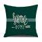 Latest Japanese Stylish Custom Decorative Home Decor Bedding Cheap Green Leaves Throw Pillow Cases