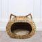 Hot Sale Basket for Cats, Cat Furniture, Water Hyacinth Cushioned Pet Bed Wholesale Made in Vietnam