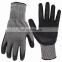 Construction anti cut level 5 Resistant Safety En388 HPPE Touchntuff Protection PU Coated Work Gloves