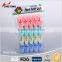 colorful Plastic clothes pegs set for underware 20 pegs