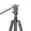 Miliboo MUFA Aluminum 3-Section Tripod Kit with Fluid Head