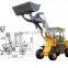 XD918F 4.5M 0.8Ton High Dump wheel loader china agricultural equipment