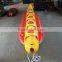 5 person PVC yellow leisure inflatable banana boat