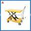 Manual double scissor Lift Table truck
