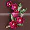 New design zinc alloy peach blossom brooch
