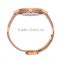 White Dial Color Strap Changing Watches Rose Gold Band Watch
