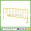 powder coated interlocking construction steel crowd control barricade