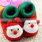 Christmas Socks Shoes Baby Toddler Shoes Children's Winter Shoes Red Shoes for Baby