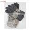 2016 Ladies fingered spandex velvet gloves with lace bow