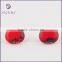 Wholesale oval 6*8 red glass artificial ruby price