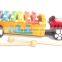 2015 Hot Selling Popular Wooden Music Truck Pull Xylophone,Colorful Toys Musical Instrument