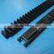 Professional manufacture Nylon66 gear rack for sliding plastic gate different materials