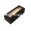 New Men Wrist Watch Display Storage Organizer Box Container 5 Cell Black Leather Glass Top Box