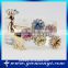 Hot sale high quality silver jewelry woman accessorize gemstone brooch peacock brooch B0044