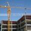 Tower crane with hydraulic self-raising mechanism