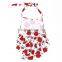 strawberry print baby infant clothing bubble romper girl romper