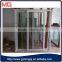 Large PVC frame sliding tempered frosted glass door