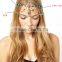 Fancy Head Chain Jewelry Metal Chain Elasitc Hair Bands Headbands