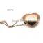2016 Latest Fashion Design Rose Gold Heart Jewelry Necklace