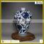 Qing Dynasty antique porcelain ceramic jingdezhen blue and white vase for collection