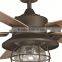 European Style Retro Ceiling Fan Lamp Metal Ceiling Fan Lamp With CE UL RoHS EMC SAA Certificated