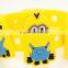 Promotion Gift Minions Adjustable Silicone Bracelet With Mental Clasp
