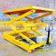 Factory price platform,Hydraulic rotating aerial working elevating suspended vertical truck stage scissor lift platform for sale