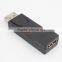 100% High Quality Black 10.8Gpbs 1080P M/F DisplayPort V1.1 Display Port DP Male to HDMI Female Adapter Converter For PC AV HDTV
