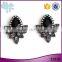 women accessories jewelry drop shape crystal stud fashion earring