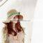 Beautiful print ribbon girls sun caps for summer women straw hat with bowknot                        
                                                Quality Choice