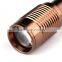 2015 New Design 500LM Focus Zoomable LED Flashlight, led rechargeable flashlight