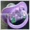 Hot sale plastic adult baby pacifier with silicone nipple