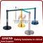 Security and safety equipment belt queue post stand