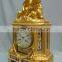 golden mechanical clock