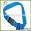 China factory direct sale high quality belt type nylon or polyester material plastic buckle luggage strap with lock