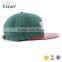 Design 3d Embroidery Logo Acrylic Snap Back Hat Leather Brim