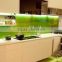 green Back Painted Glass Lacquered Glass price for Kitchen splashback and glass door