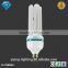 High bright lamp U-shaped led corn light glass led 3u 4u energy saving bulb warm white