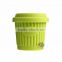 Eco-friendly Colorful Folding Silicone Cup With Lid