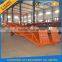 Adjustable container loading and unloading ramp lift