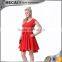 Wholesale red bodycon latest party wear dresses for girls