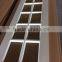 White color interior wood double french doors