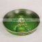 customized factory price Round bar serving tin tray, round metal tin trays,