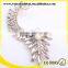 cute design large rhinestone cover ear cuff earrings