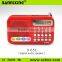 Hot selling D-65E FM radio speaker,mini audio speaker, mini digital speaker