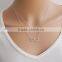 Fashion Charm Jewelry Chain Pendant Lucky Number 8 Clavicle Double-deck Necklace