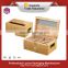 Luxury cigar box wood plaid pattern cigar storage box