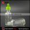 60ml round glass dropper bottle for e liquid clear dropper bottles