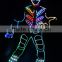 Professional Tron dance LED Costumes with LED Mask, LED Gloves